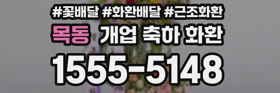 목동 개업 축하 화환
