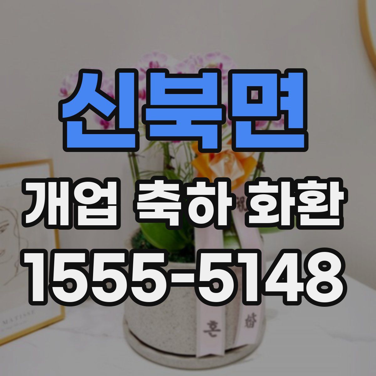 신북면 개업 축하 화환