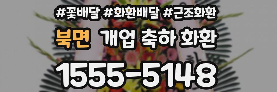 북면 개업 축하 화환