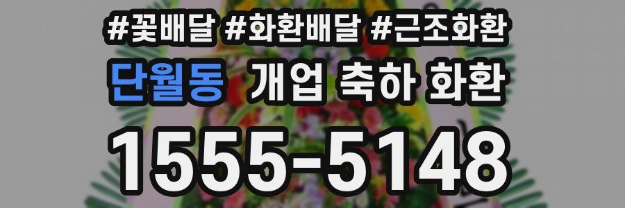 단월동 개업 축하 화환
