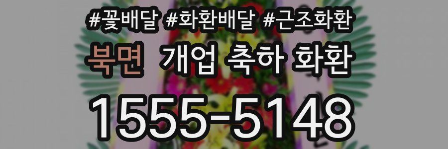 북면 개업 축하 화환