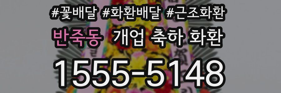 반죽동 개업 축하 화환