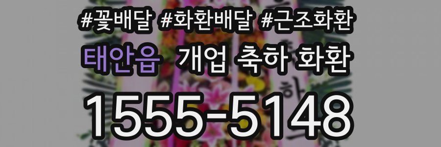 태안읍 개업 축하 화환