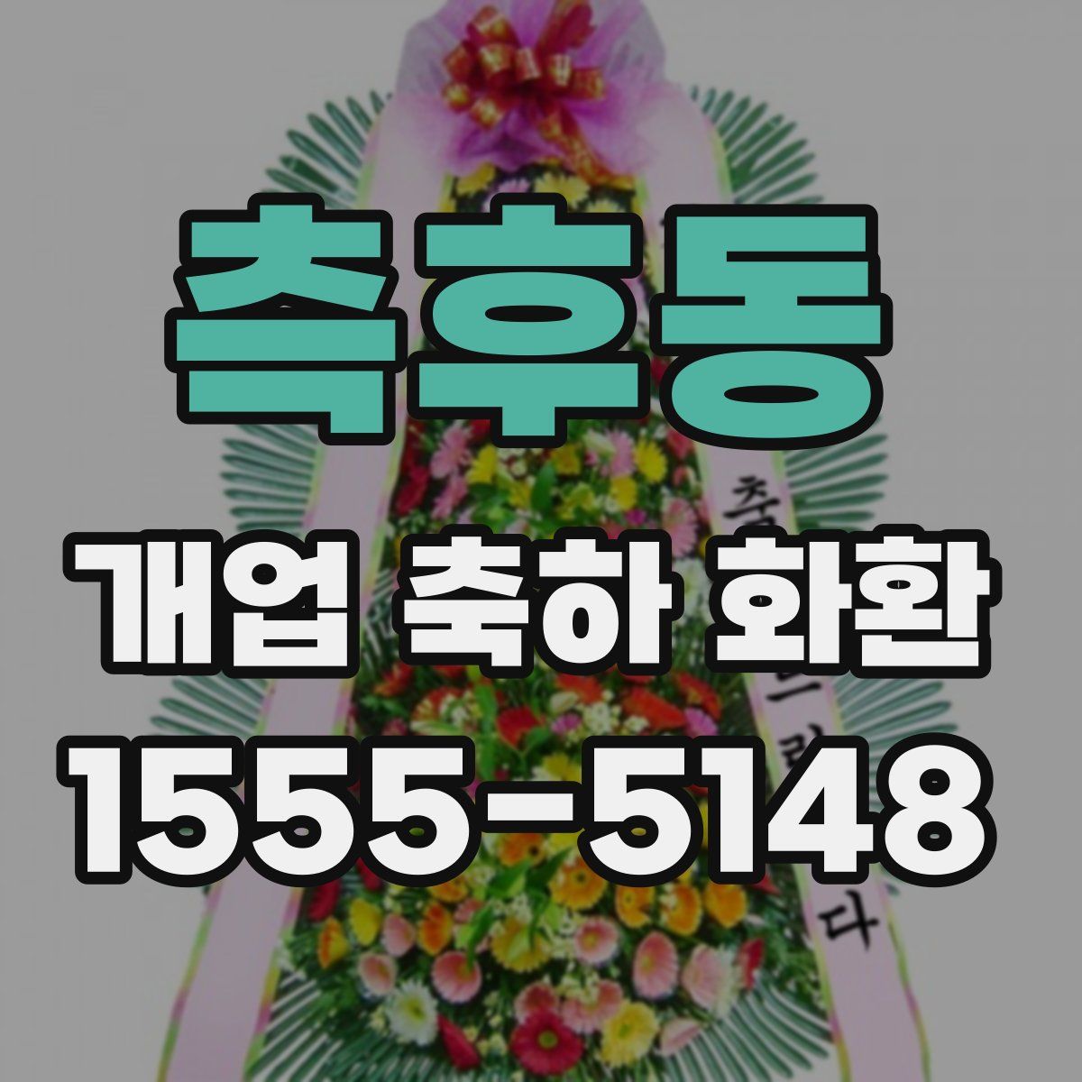 측후동 개업 축하 화환