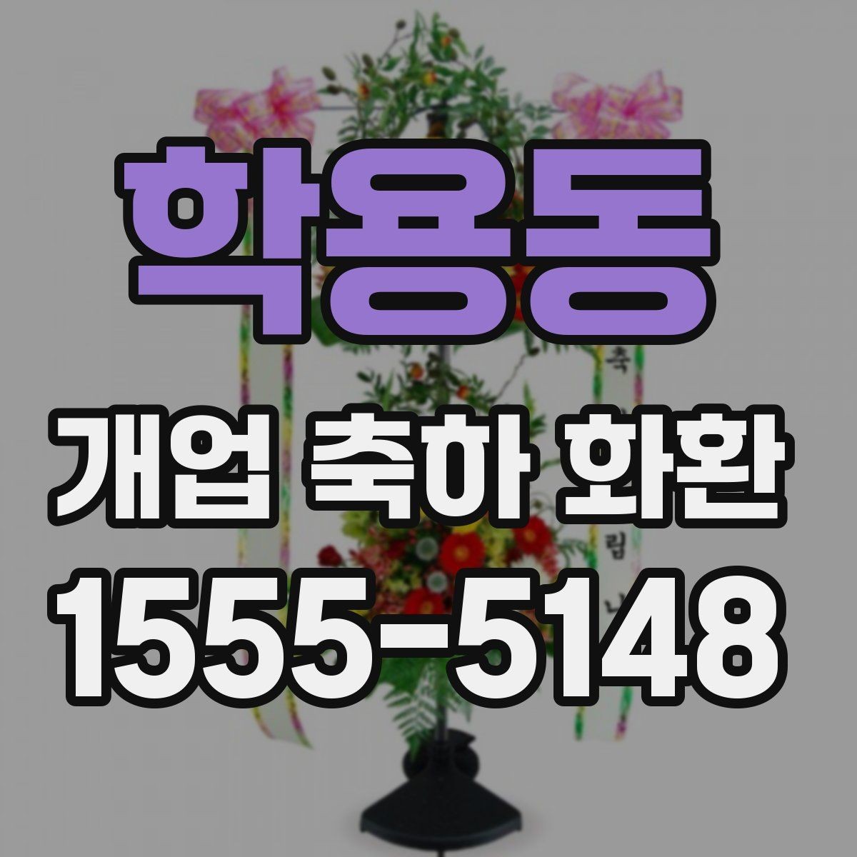 학용동 개업 축하 화환 수령 후 배치 팁