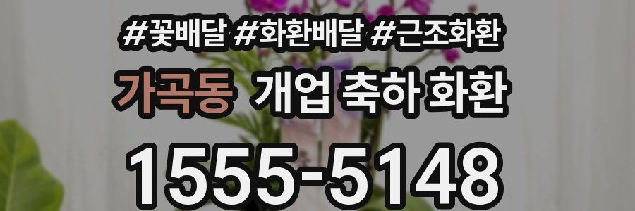 가곡동 개업 축하 화환