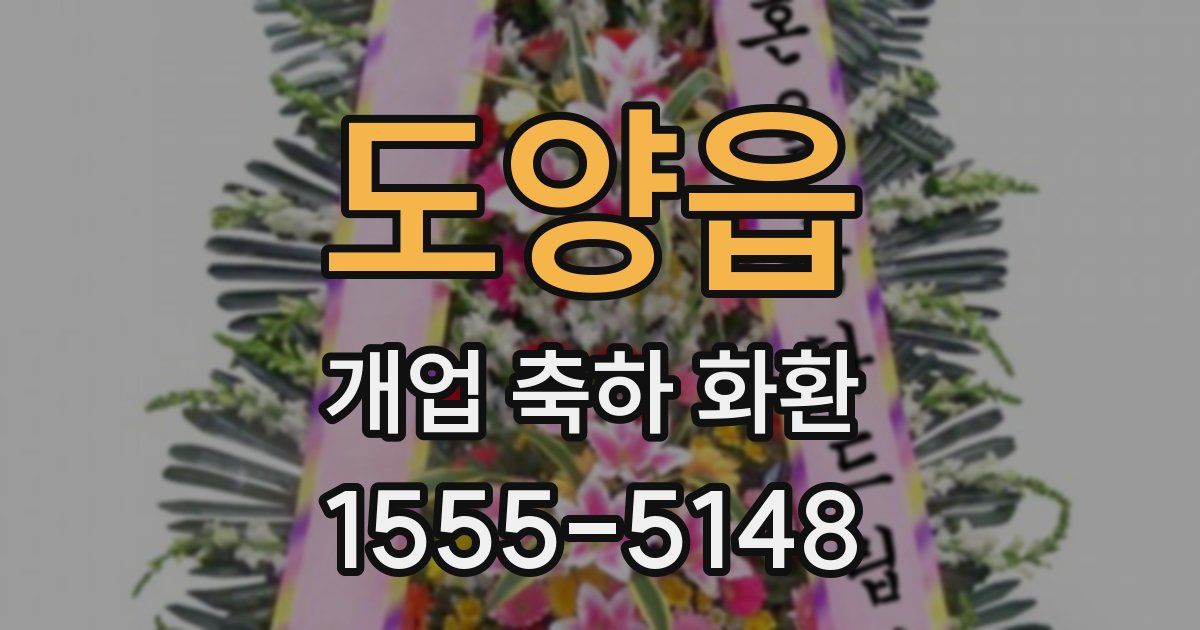 도양읍 개업 축하 화환