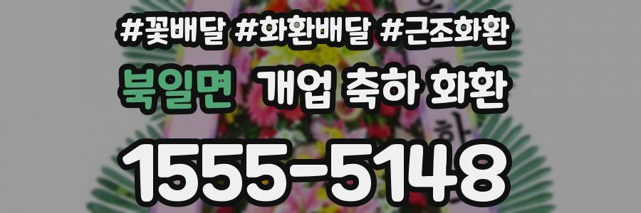 북일면 개업 축하 화환