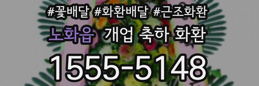 노화읍 개업 축하 화환