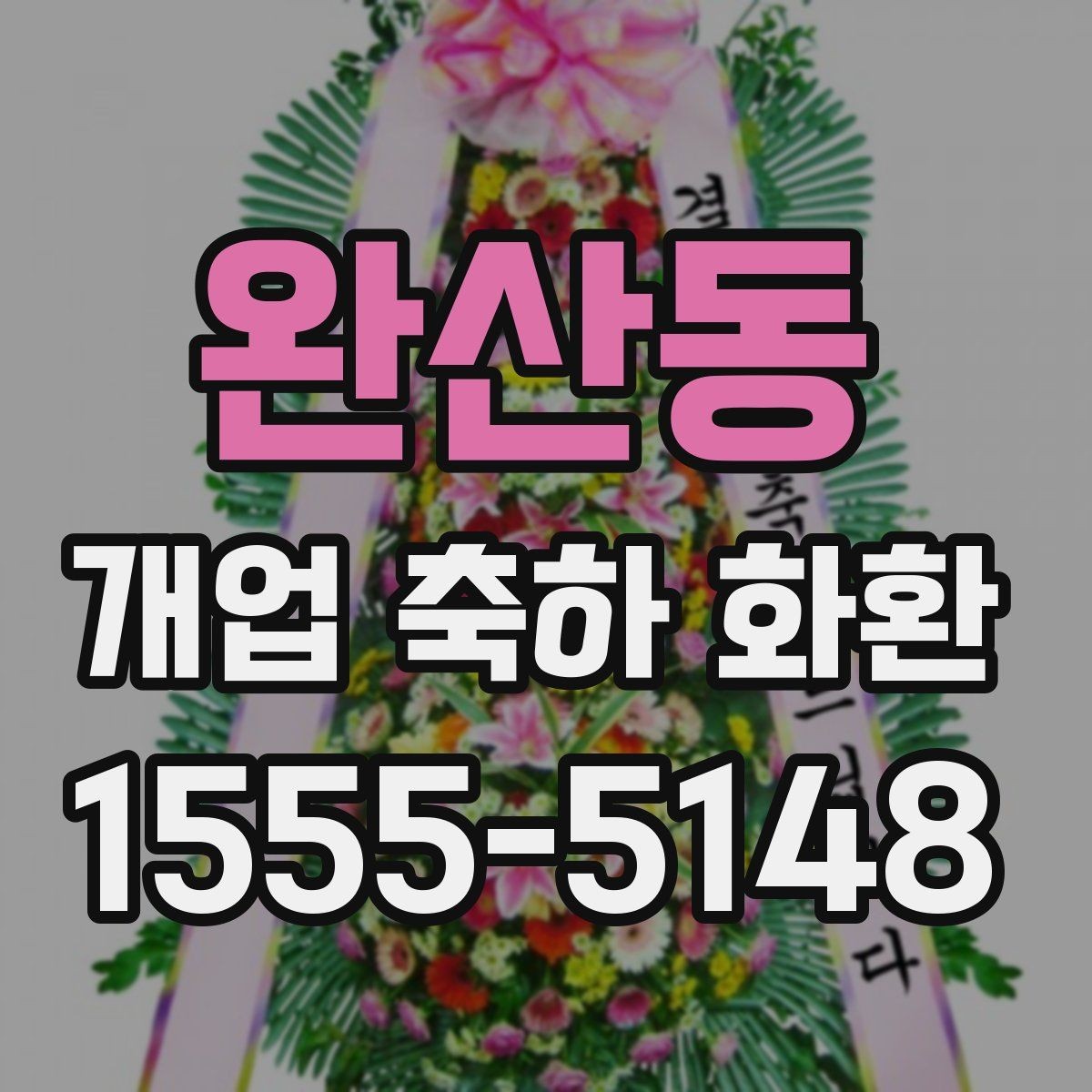 완산동 개업 축하 화환 매장 인테리어와 어울리게 고르기