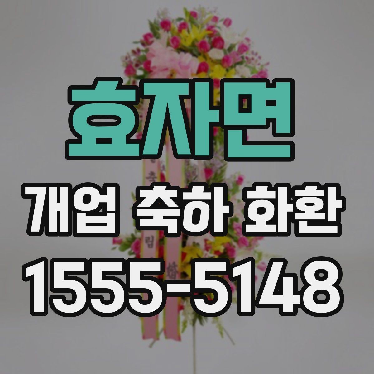 효자면 개업 축하 화환 꽃 종류별 인상 정리