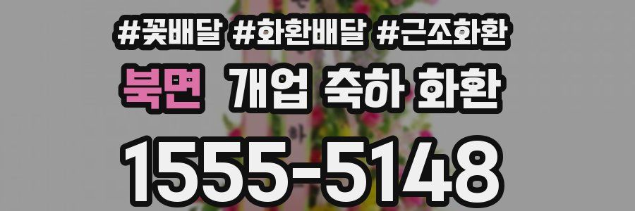 북면 개업 축하 화환