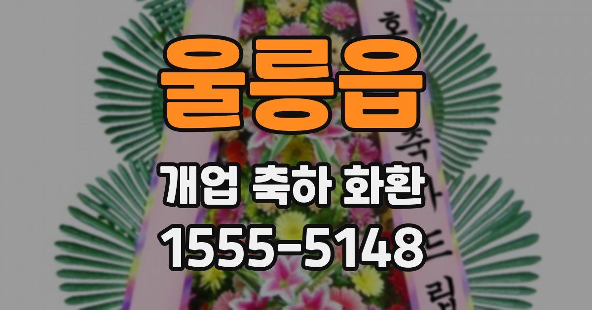 울릉읍 개업 축하 화환