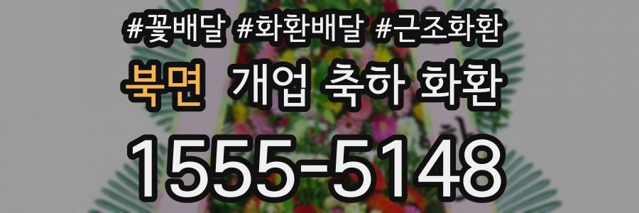 북면 개업 축하 화환