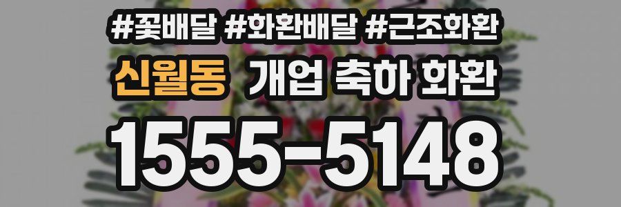 신월동 개업 축하 화환