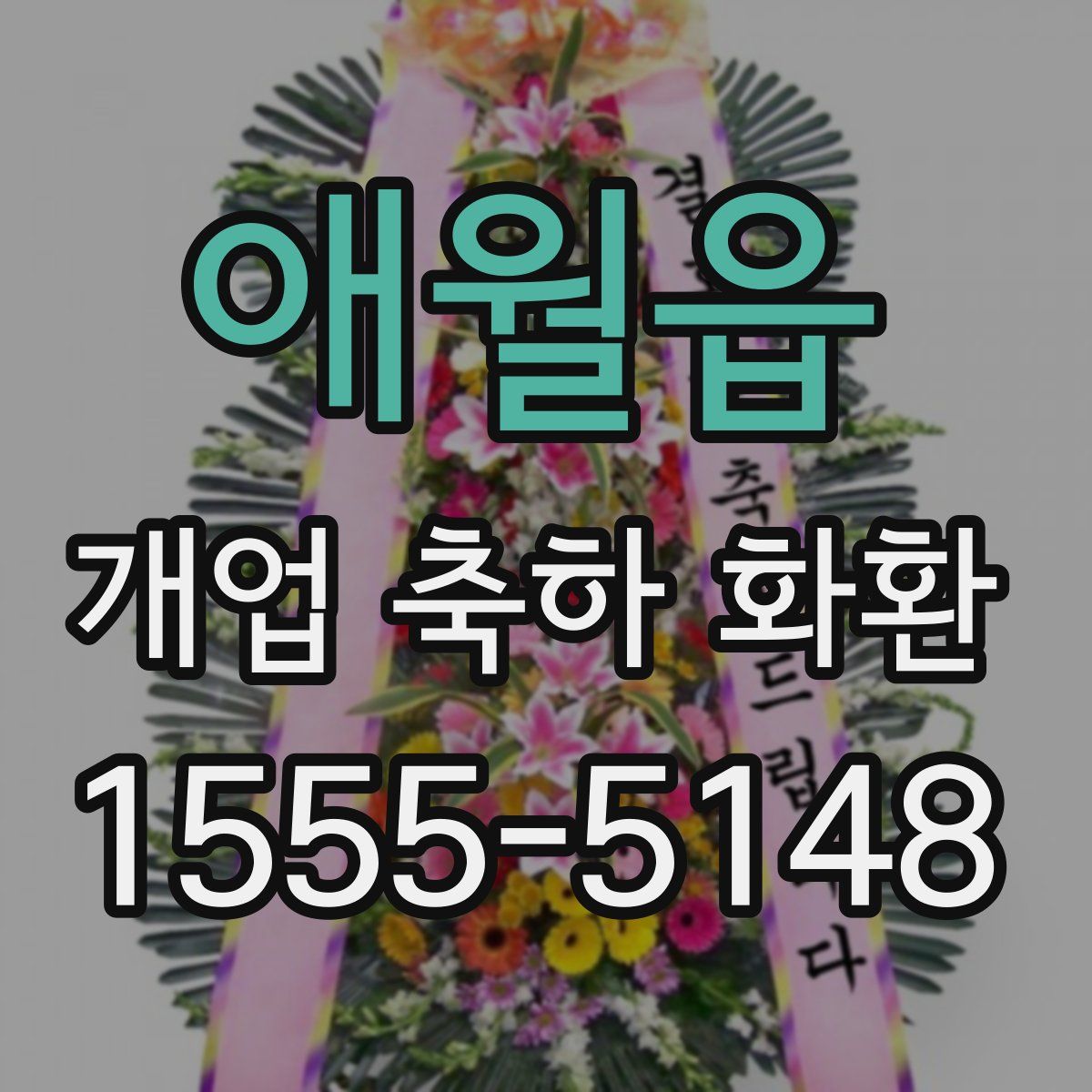 애월읍 개업 축하 화환