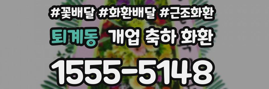 퇴계동 개업 축하 화환