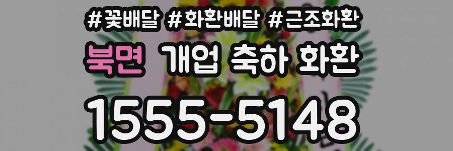 북면 개업 축하 화환