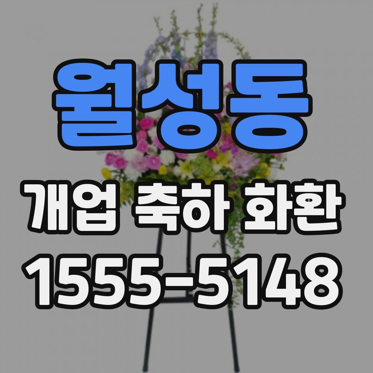 월성동 개업 축하 화환