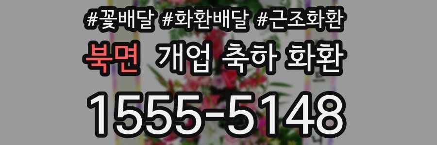 북면 개업 축하 화환