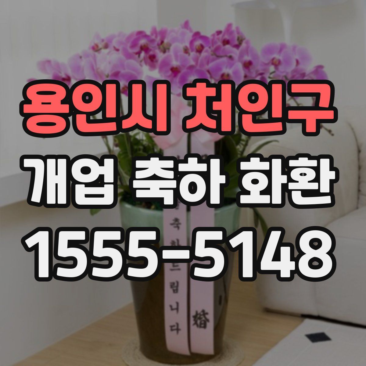용인시 처인구 개업 축하 화환