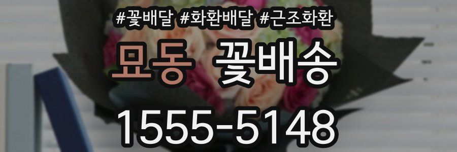 묘동 꽃배송