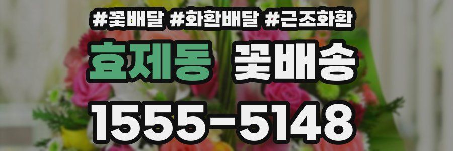 효제동 꽃배송