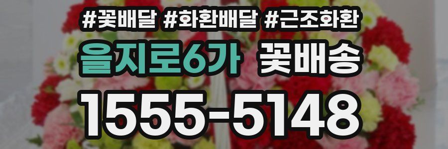 을지로6가 꽃배송