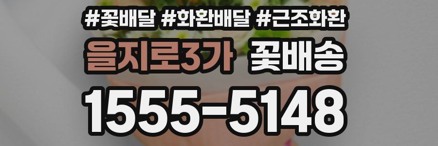 을지로3가 꽃배송