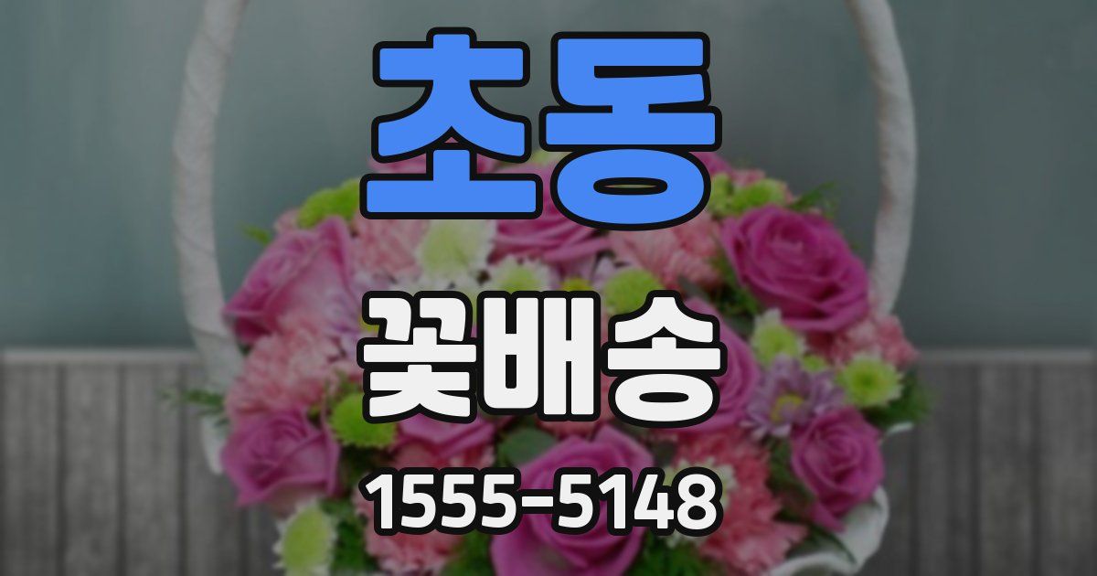 초동 꽃배송