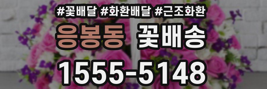 응봉동 꽃배송