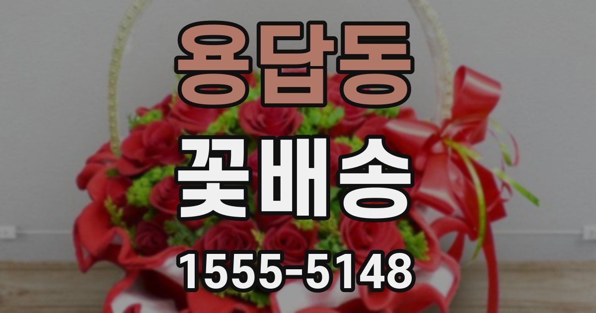 용답동 꽃배송