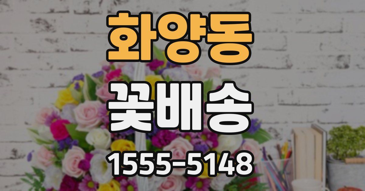 화양동 꽃배송