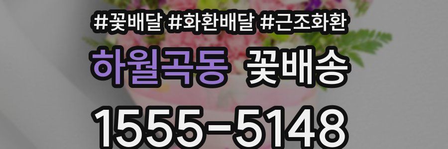 하월곡동 꽃배송