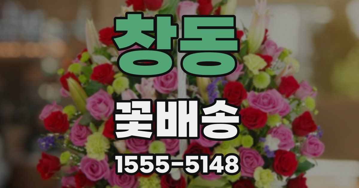 창동 꽃배송