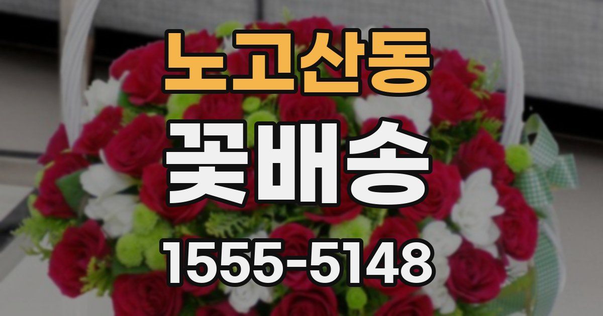 노고산동 꽃배송