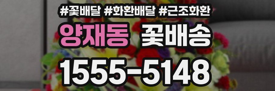 양재동 꽃배송
