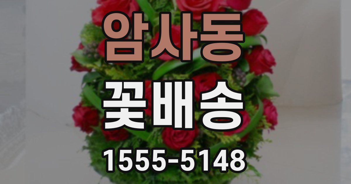 암사동 꽃배송