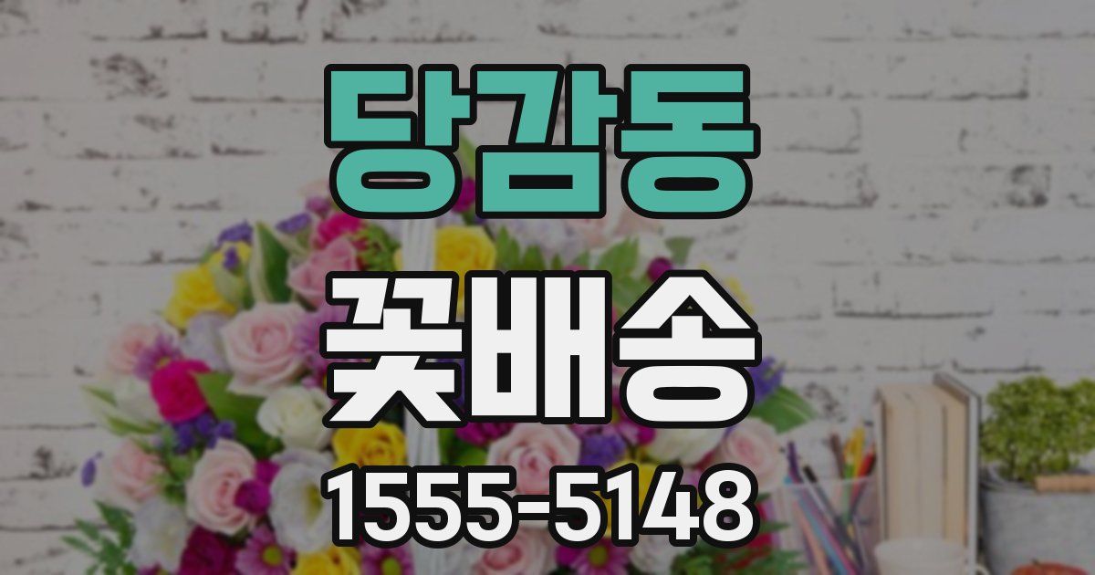 당감동 꽃배송