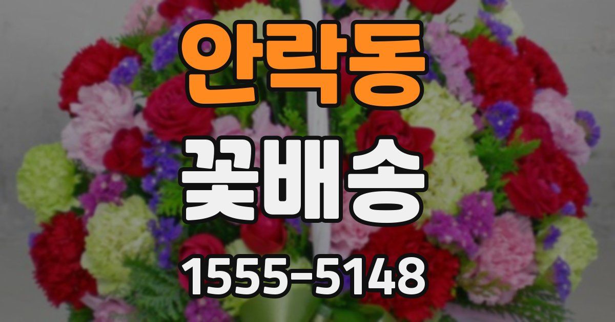 안락동 꽃배송