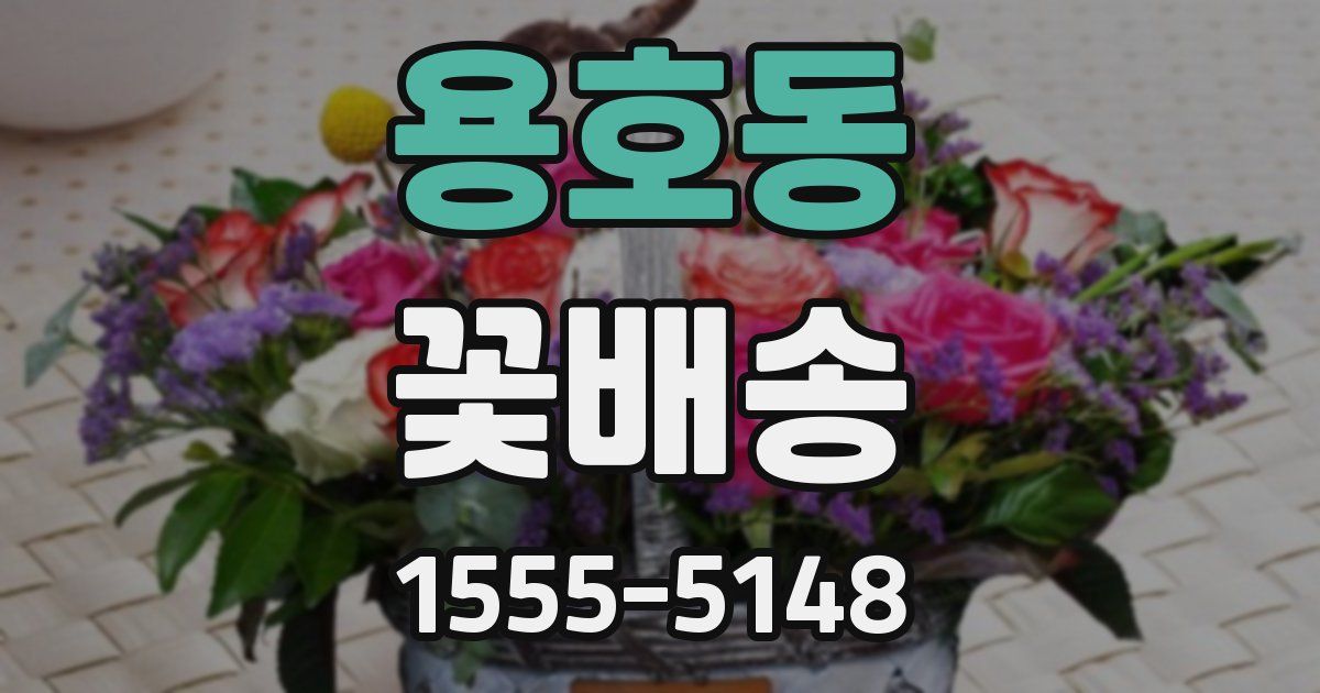 용호동 꽃배송