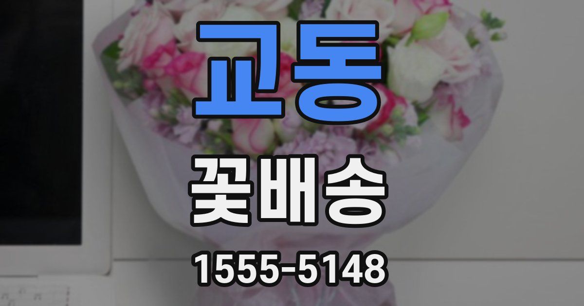 교동 꽃배송