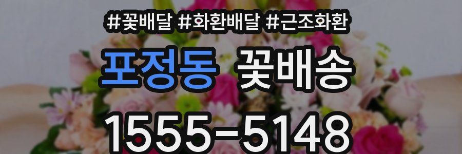 포정동 꽃배송