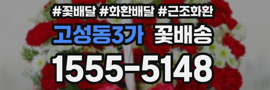 고성동3가 꽃배송