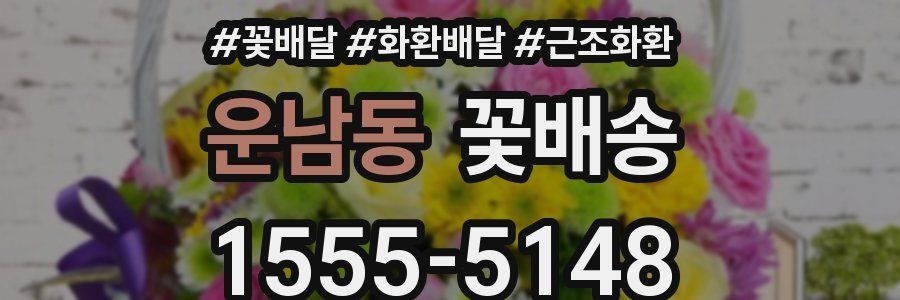 운남동 꽃배송