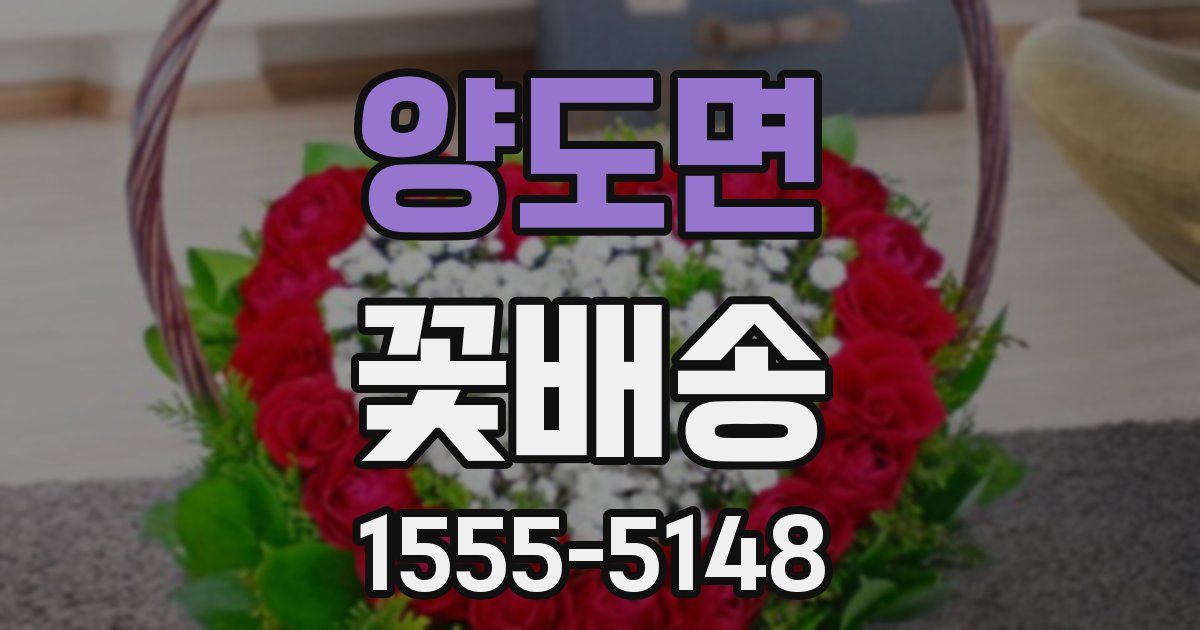 양도면 꽃배송