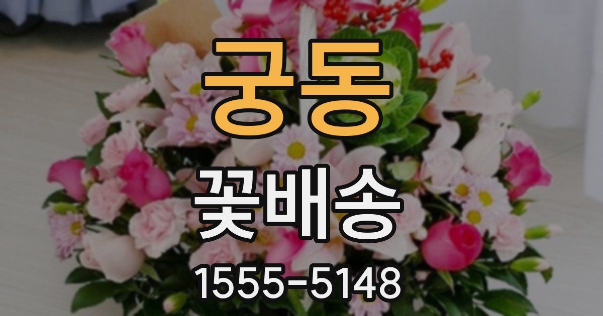 궁동 꽃배송