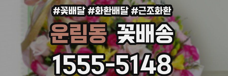 운림동 꽃배송