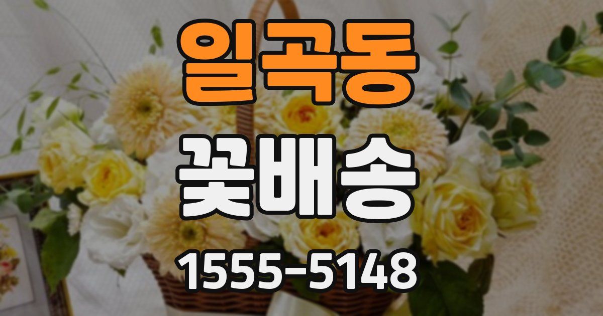 일곡동 꽃배송