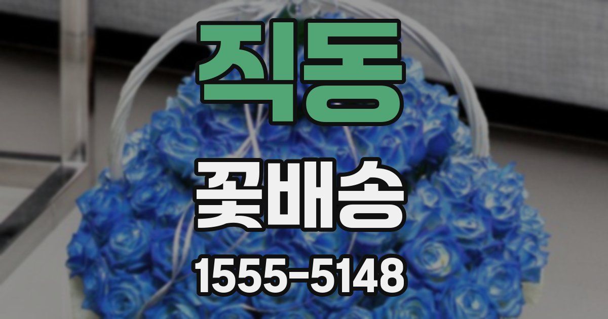 직동 꽃배송